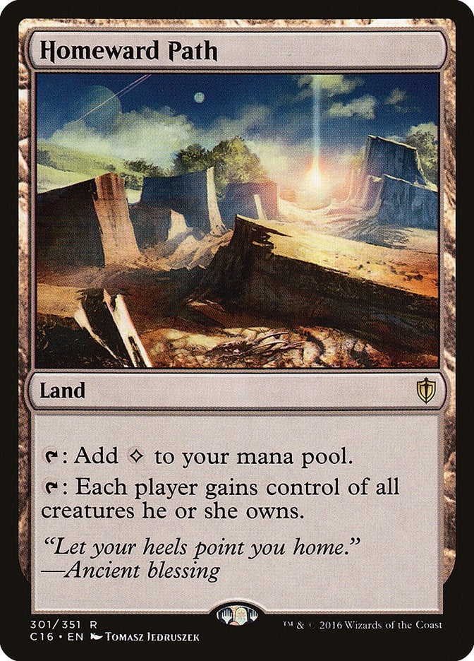 Image for Homeward Path (301) (Commander 2016) (C16) - Magic: The Gathering