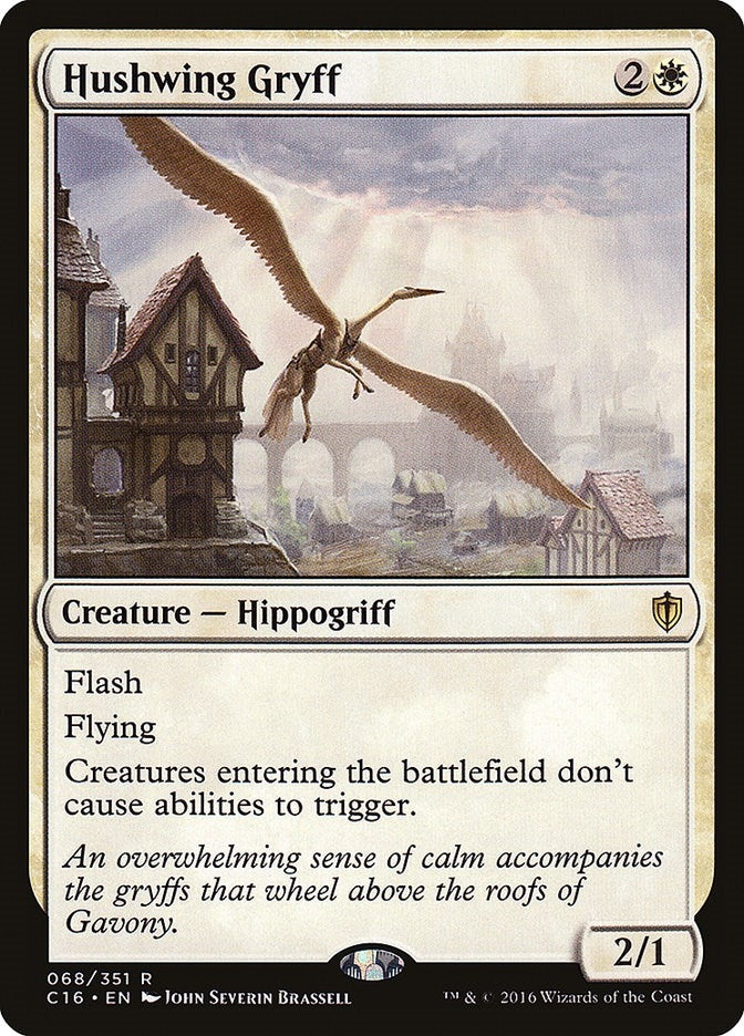 Image for Hushwing Gryff (68) (Commander 2016) (C16) - Magic: The Gathering