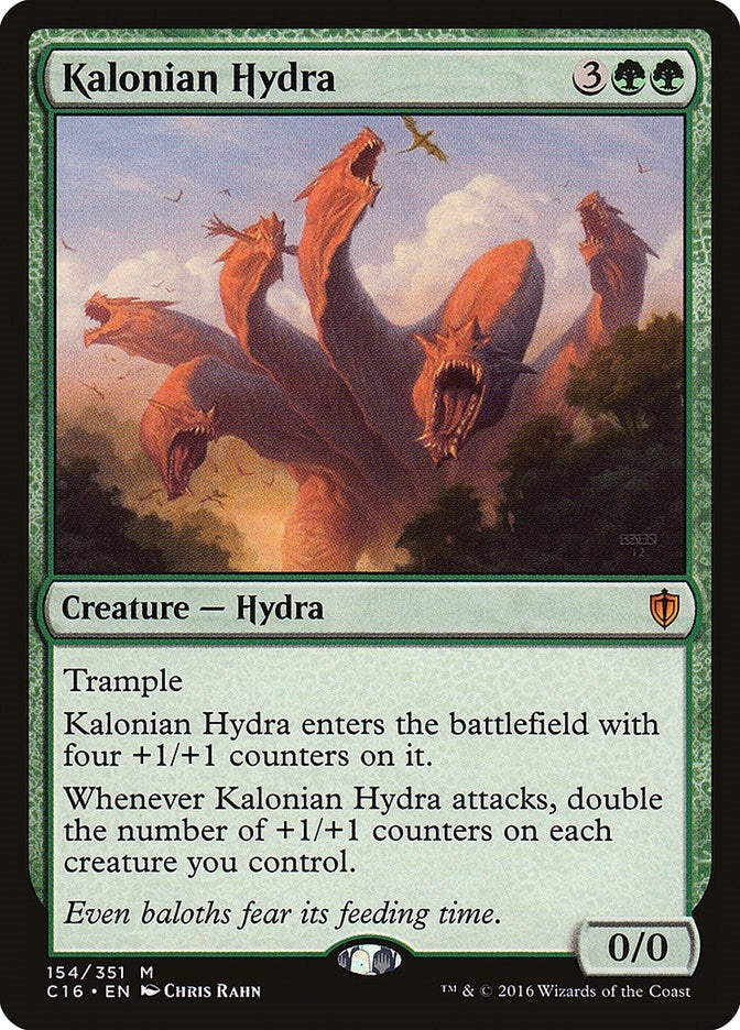 Image for Kalonian Hydra (154) (Commander 2016) (C16) - Magic: The Gathering