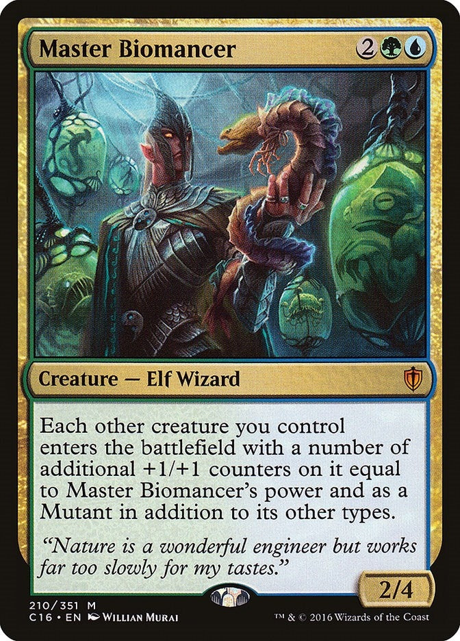 Image for Master Biomancer (210) (Commander 2016) (C16) - Magic: The Gathering