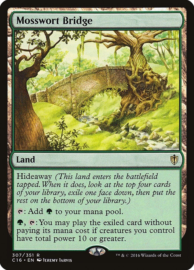 Image for Mosswort Bridge (307) (Commander 2016) (C16) - Magic: The Gathering