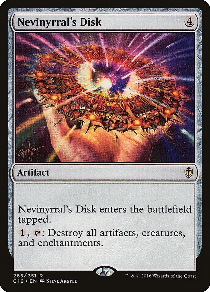 Image for Nevinyrral's Disk (265) (Commander 2016) (C16) - Magic: The Gathering