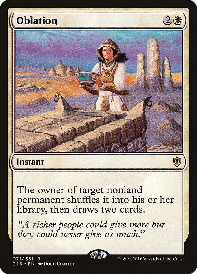 Image for Oblation (71) (Commander 2016) (C16) - Magic: The Gathering