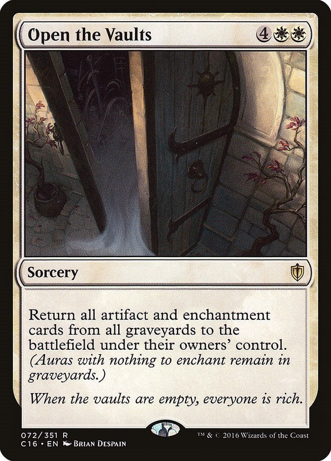 Image for Open the Vaults (72) (Commander 2016) (C16) - Magic: The Gathering