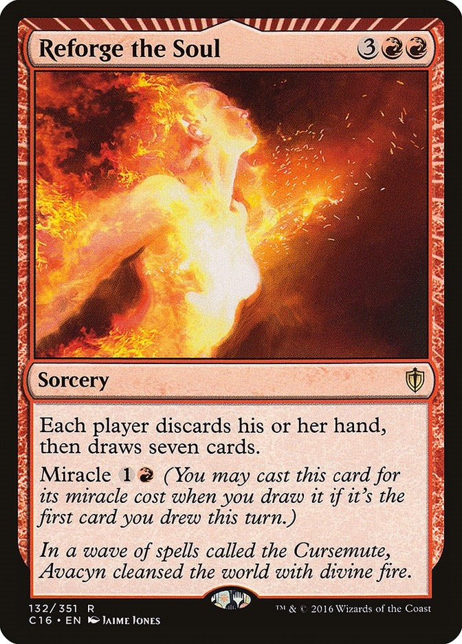Image for Reforge the Soul (132) (Commander 2016) (C16) - Magic: The Gathering