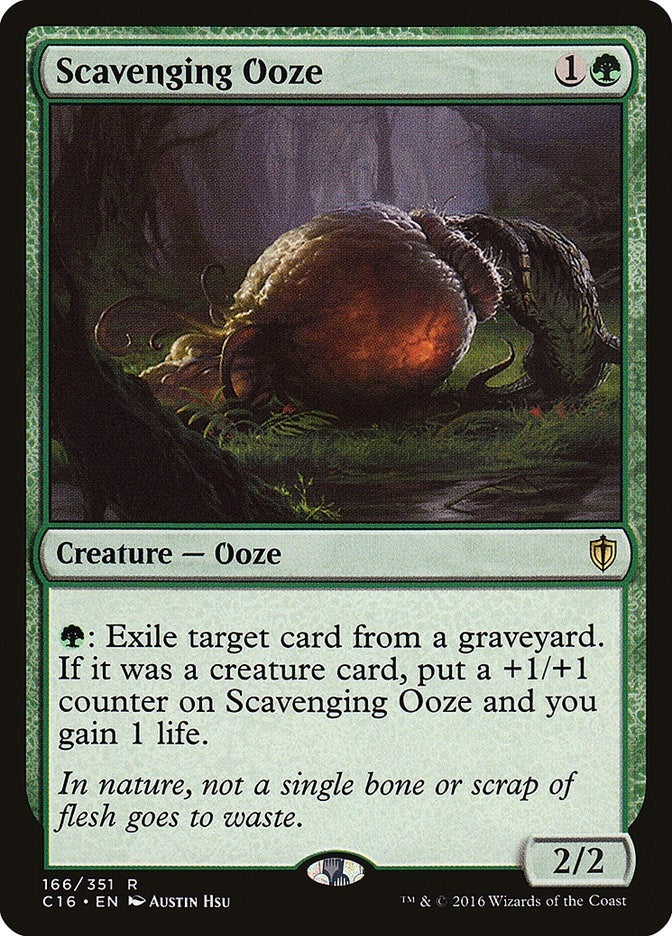 Image for Scavenging Ooze (166) (Commander 2016) (C16) - Magic: The Gathering