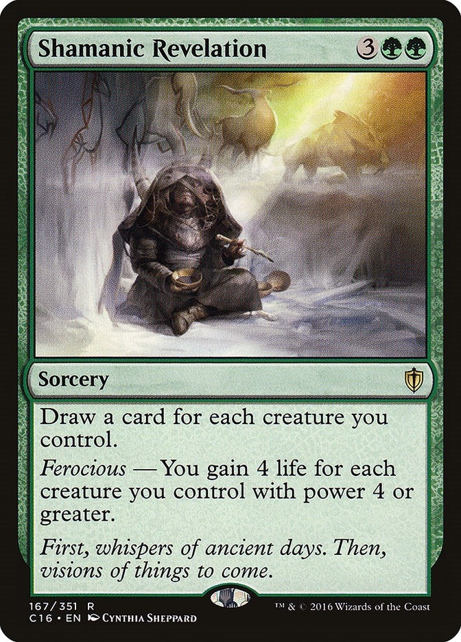 Image for Shamanic Revelation (167) (Commander 2016) (C16) - Magic: The Gathering