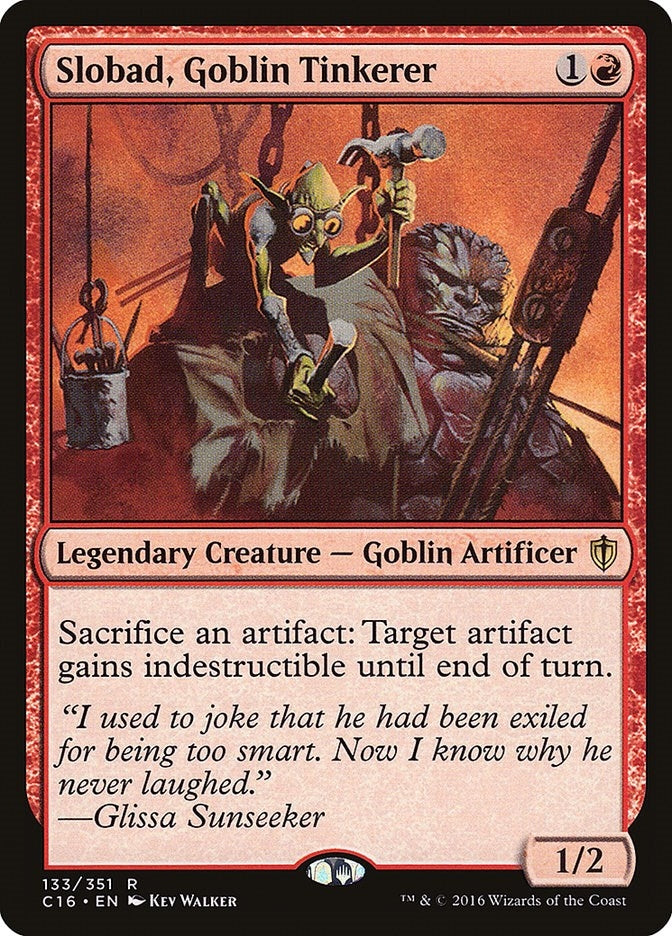 Image for Slobad, Goblin Tinkerer (133) (Commander 2016) (C16) - Magic: The Gathering