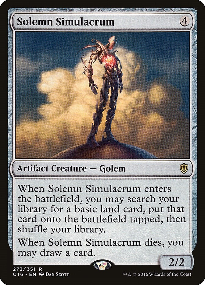 Image for Solemn Simulacrum (273) (Commander 2016) (C16) - Magic: The Gathering