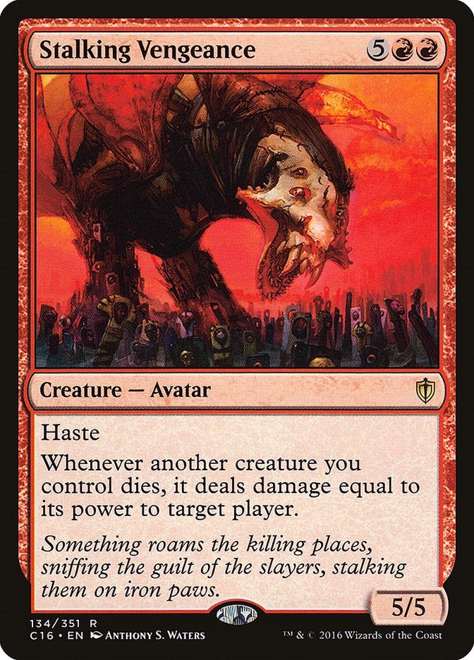 Image for Stalking Vengeance (134) (Commander 2016) (C16) - Magic: The Gathering