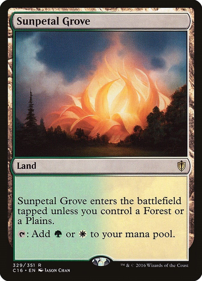 Image for Sunpetal Grove (329) (Commander 2016) (C16) - Magic: The Gathering