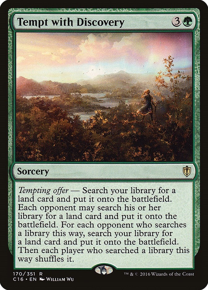 Image for Tempt with Discovery (170) (Commander 2016) (C16) - Magic: The Gathering