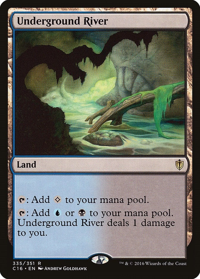 Image for Underground River (335) (Commander 2016) (C16) - Magic: The Gathering