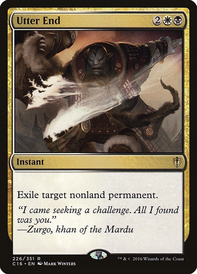 Image for Utter End (226) (Commander 2016) (C16) - Magic: The Gathering