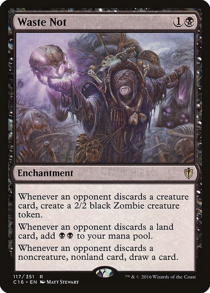 Image for Waste Not (117) (Commander 2016) (C16) - Magic: The Gathering