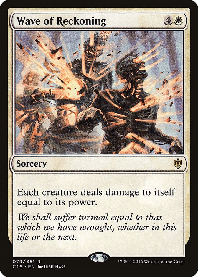 Image for Wave of Reckoning (79) (Commander 2016) (C16) - Magic: The Gathering