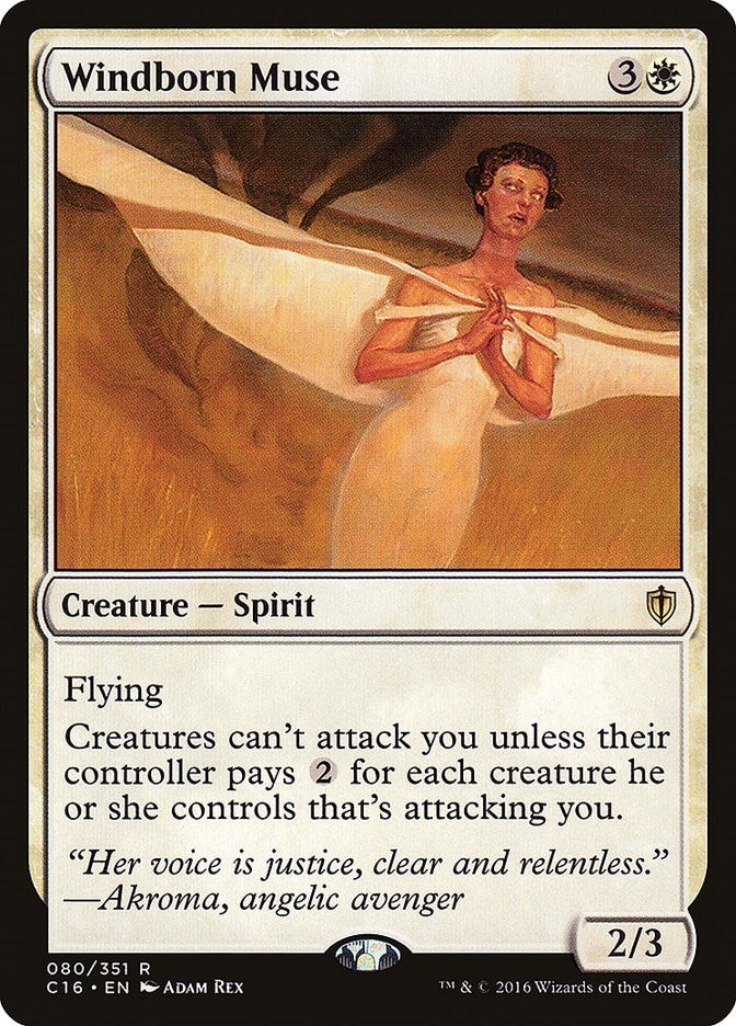 Image for Windborn Muse (80) (Commander 2016) (C16) - Magic: The Gathering