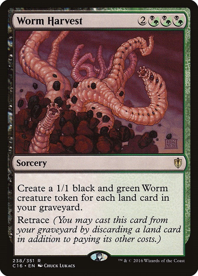 Image for Worm Harvest (238) (Commander 2016) (C16) - Magic: The Gathering