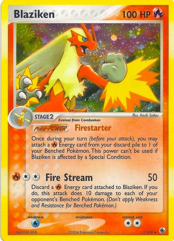 Blaziken (Holo) (3) (EX Battle Stadium)