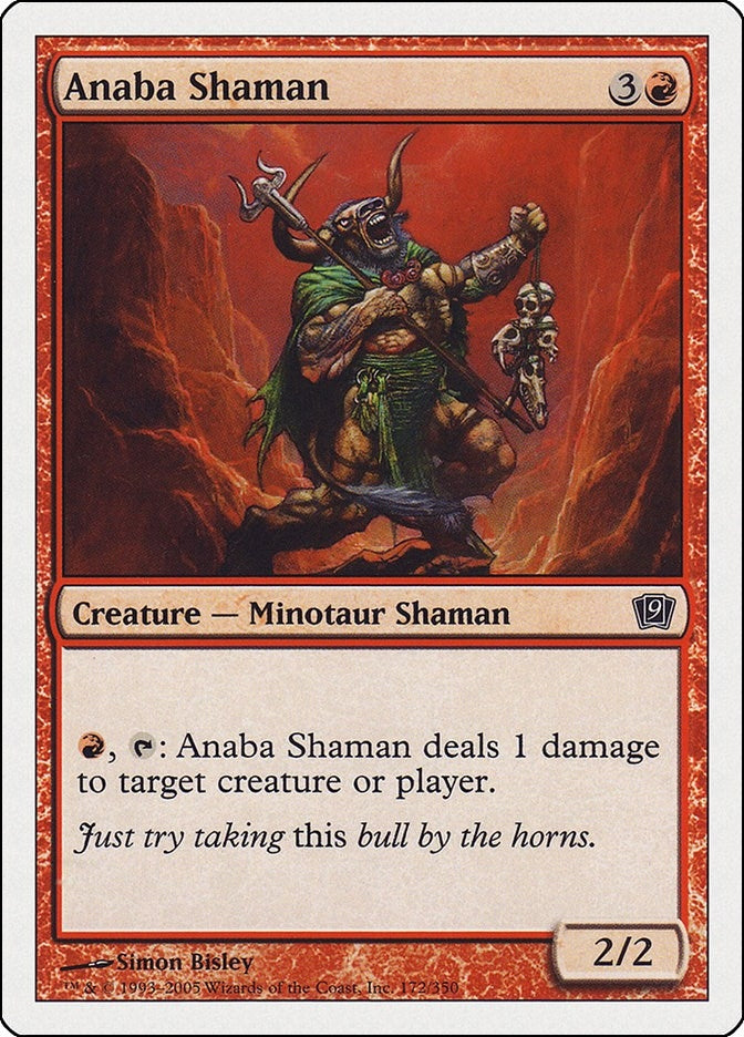 Image for Anaba Shaman (172) (9th Edition) (9ED) - Magic: The Gathering