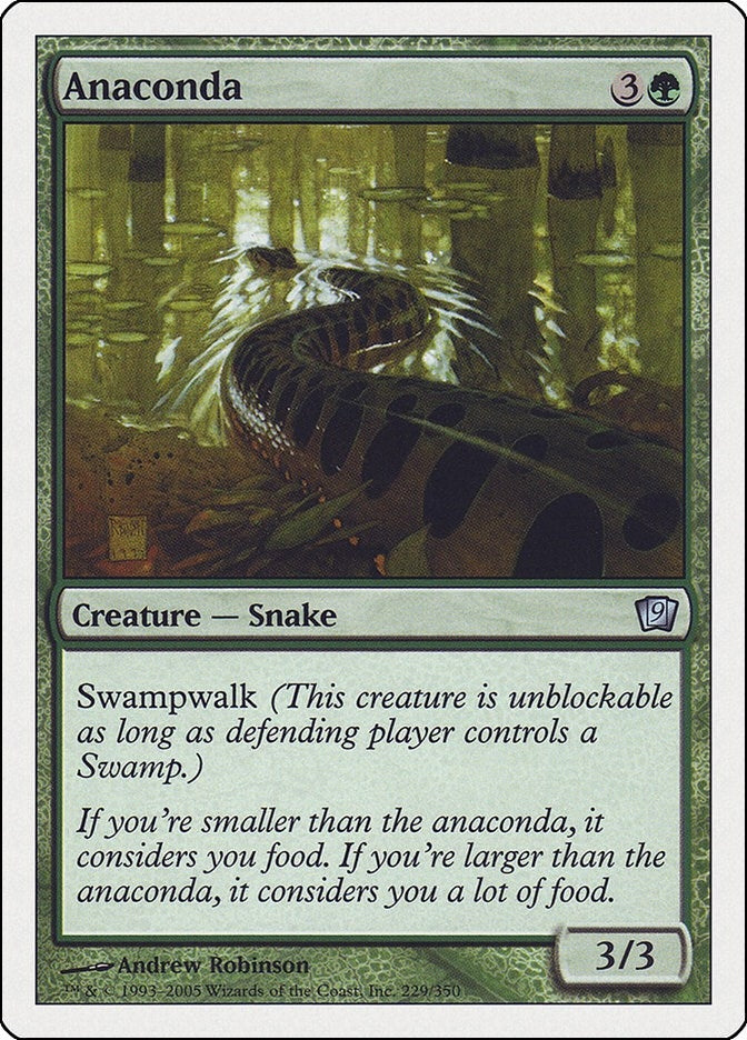 Image for Anaconda (229) (9th Edition) (9ED) - Magic: The Gathering