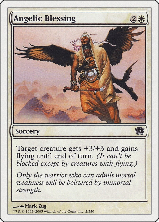 Image for Angelic Blessing (2) (9th Edition) (9ED) - Magic: The Gathering
