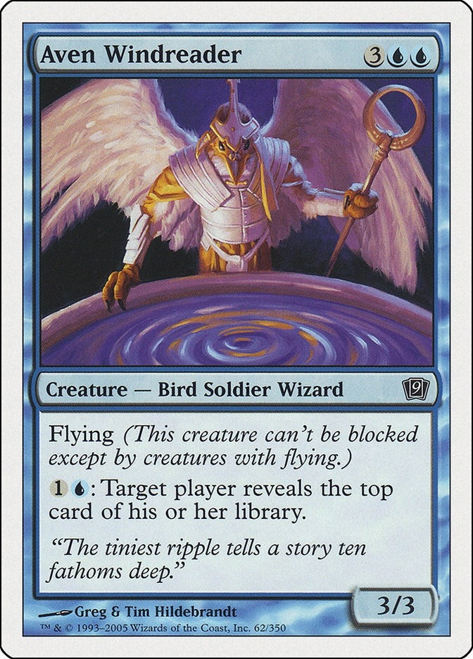 Image for Aven Windreader (62) (9th Edition) (9ED) - Magic: The Gathering