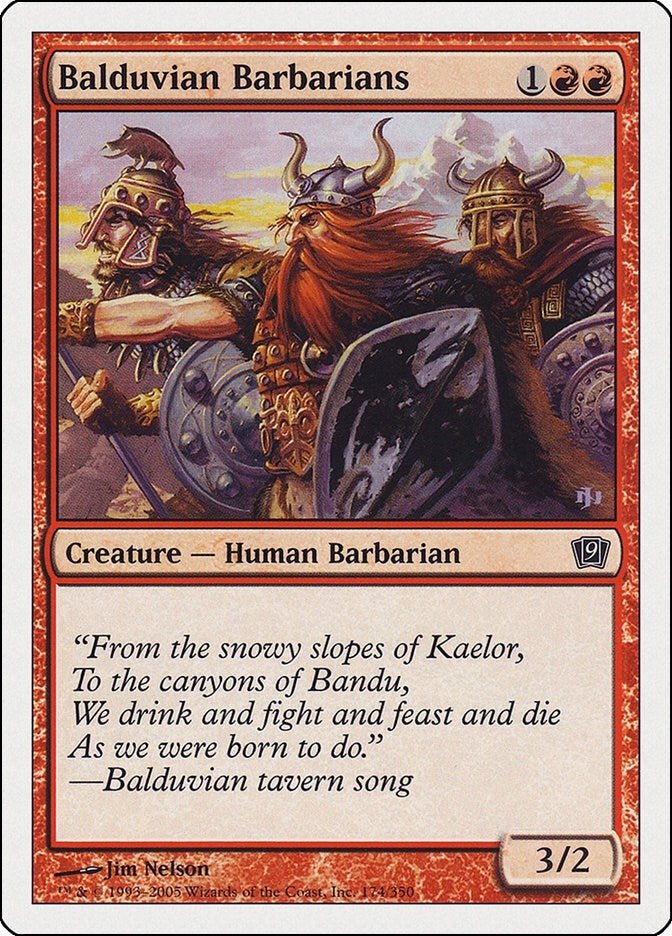 Image for Balduvian Barbarians (174) (9th Edition) (9ED) - Magic: The Gathering