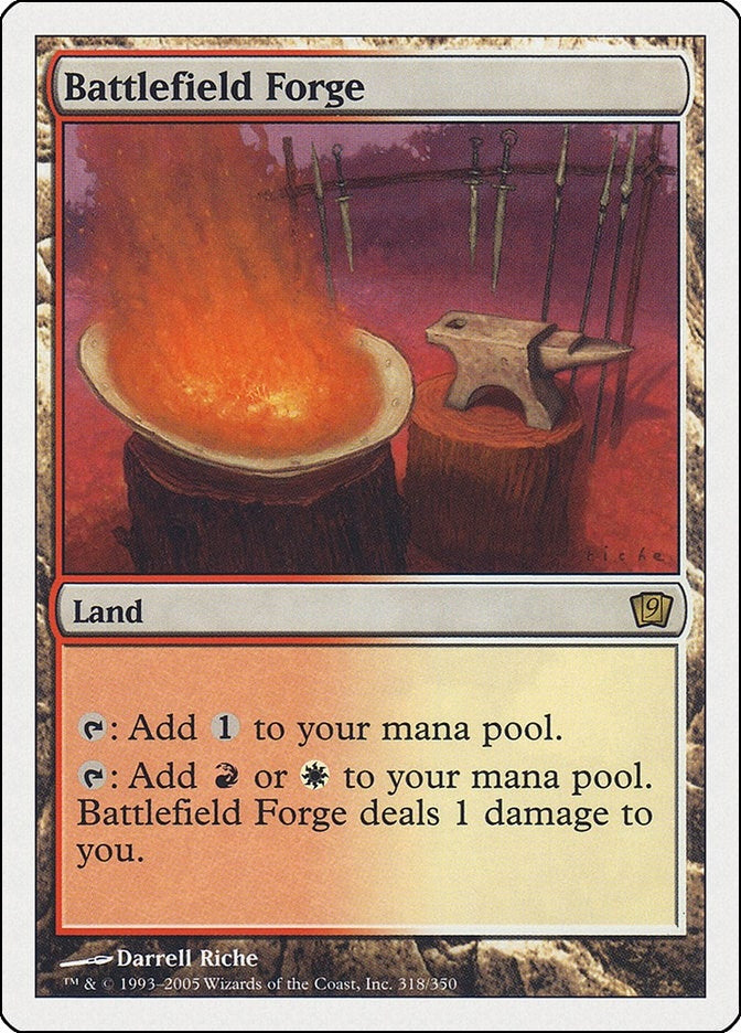 Image for Battlefield Forge (318) (9th Edition) (9ED) - Magic: The Gathering