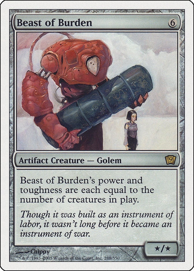 Image for Beast of Burden (288) (9th Edition) (9ED) - Magic: The Gathering