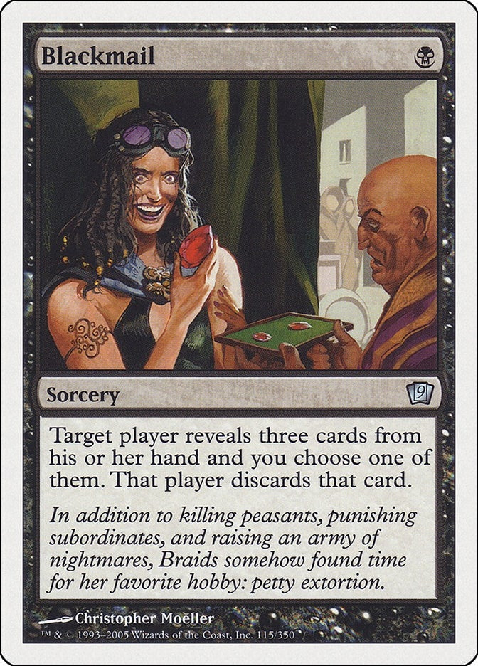 Image for Blackmail (115) (9th Edition) (9ED) - Magic: The Gathering