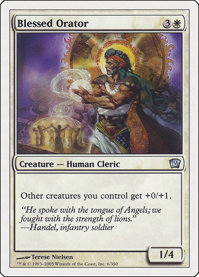 Image for Blessed Orator (6) (9th Edition) (9ED) - Magic: The Gathering