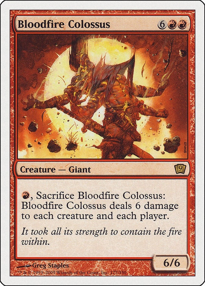 Image for Bloodfire Colossus (177) (9th Edition) (9ED) - Magic: The Gathering
