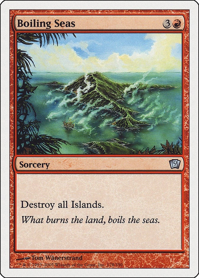 Image for Boiling Seas (178) (9th Edition) (9ED) - Magic: The Gathering