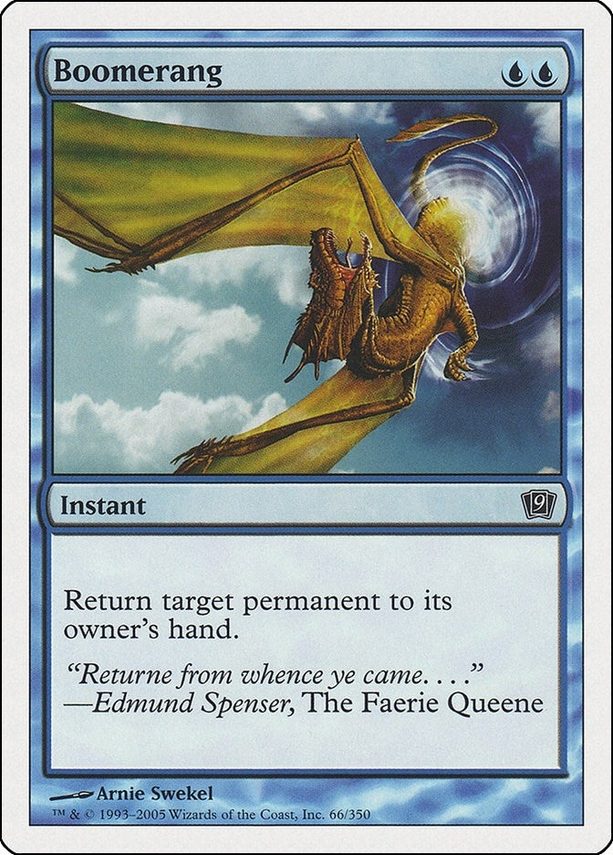 Image for Boomerang (66) (9th Edition) (9ED) - Magic: The Gathering