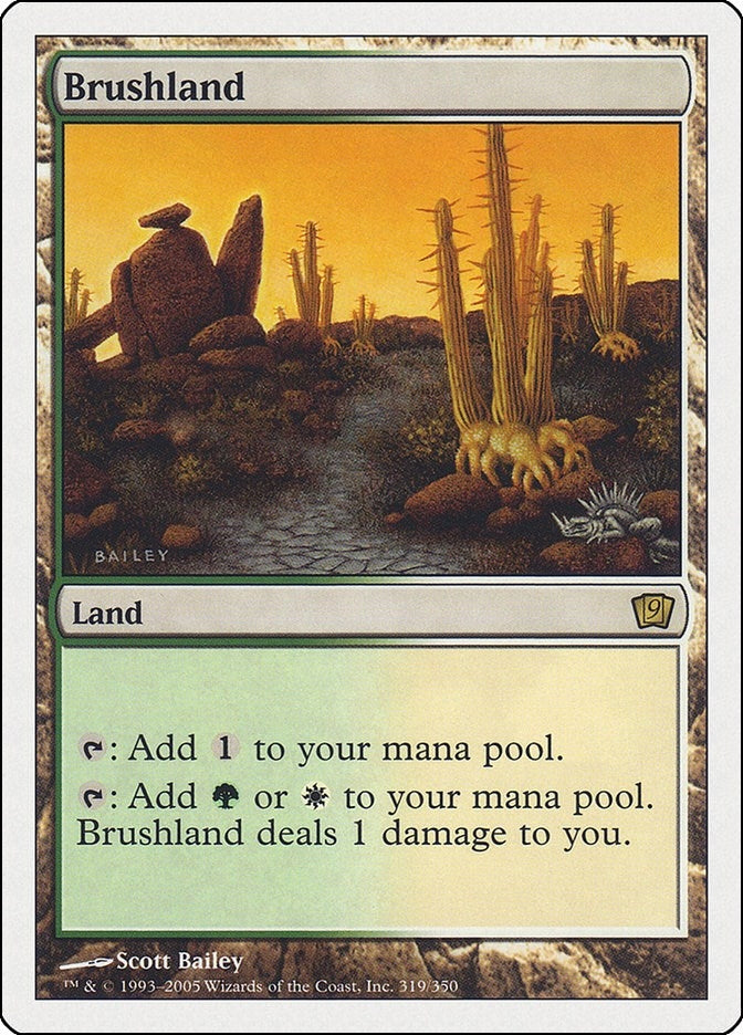 Image for Brushland (319) (9th Edition) (9ED) - Magic: The Gathering