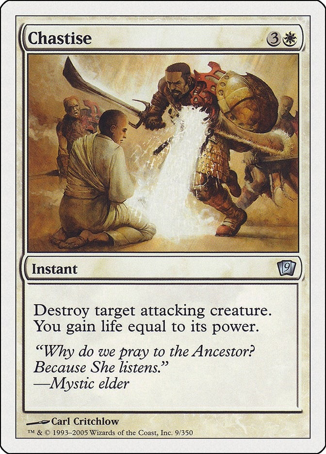 Image for Chastise (9) (9th Edition) (9ED) - Magic: The Gathering