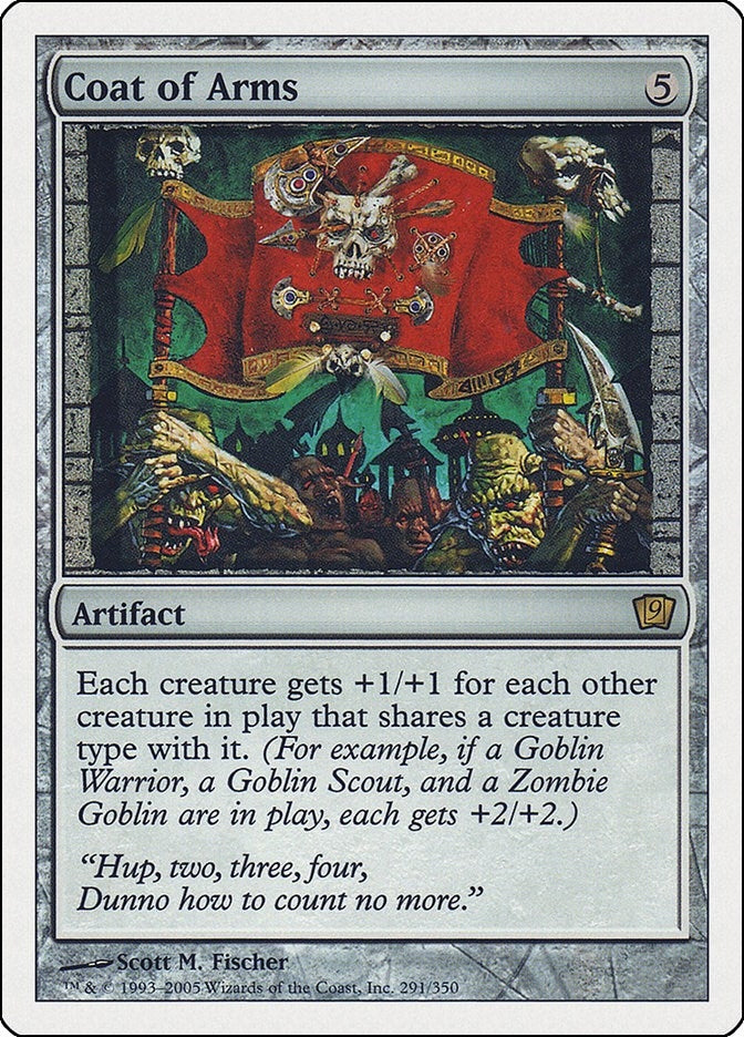 Image for Coat of Arms (291) (9th Edition) (9ED) - Magic: The Gathering