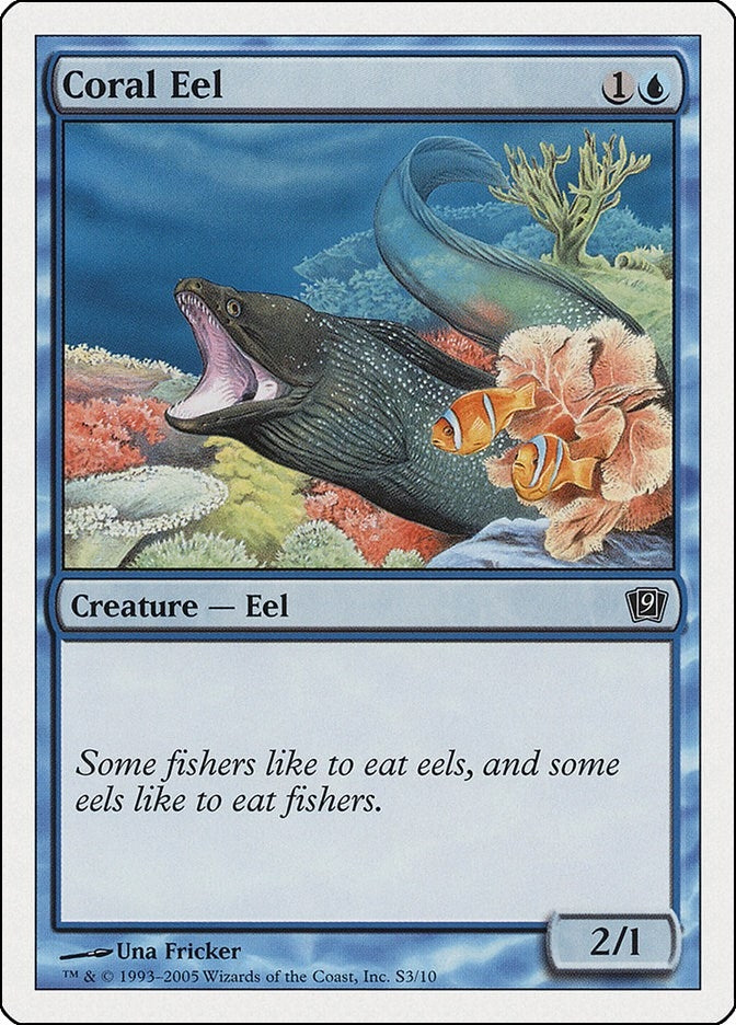 Image for Coral Eel (S3) (9th Edition) (9ED) - Magic: The Gathering