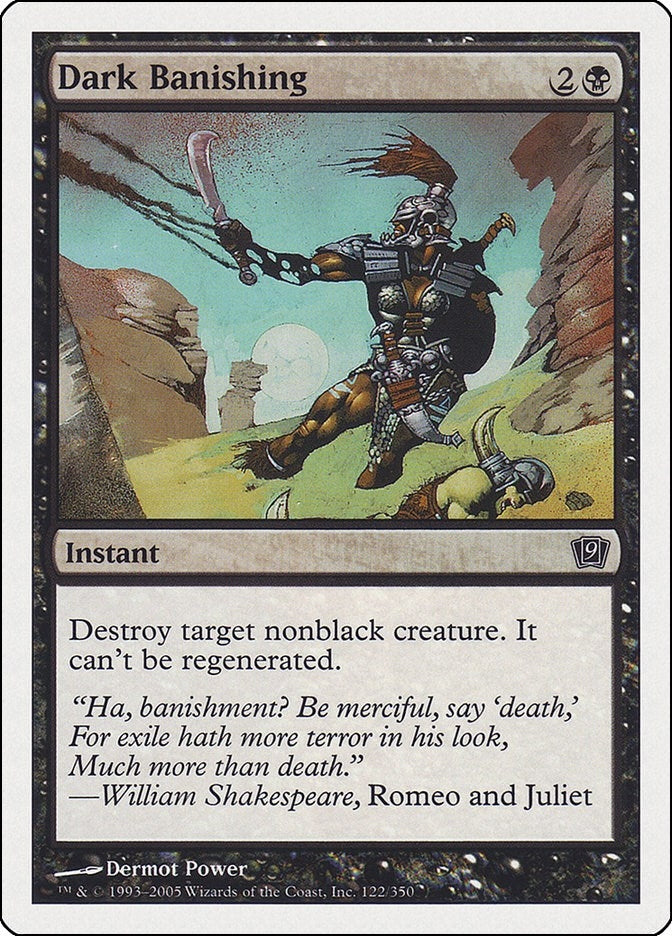 Image for Dark Banishing (122) (9th Edition) (9ED) - Magic: The Gathering