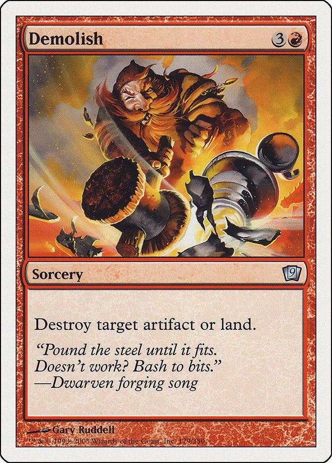 Image for Demolish (179) (9th Edition) (9ED) - Magic: The Gathering