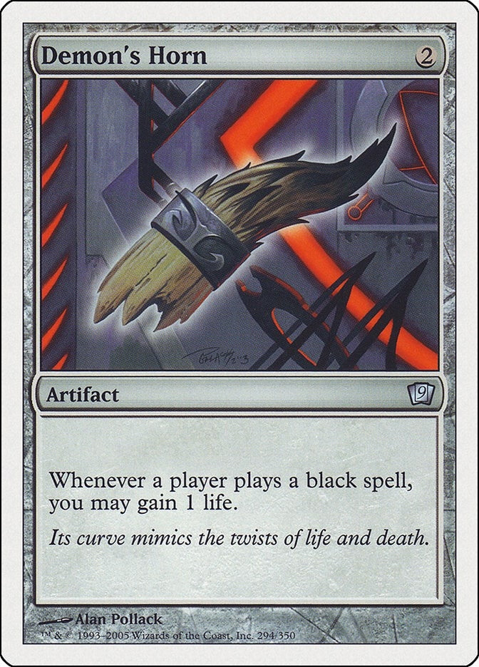 Image for Demon's Horn (294) (9th Edition) (9ED) - Magic: The Gathering