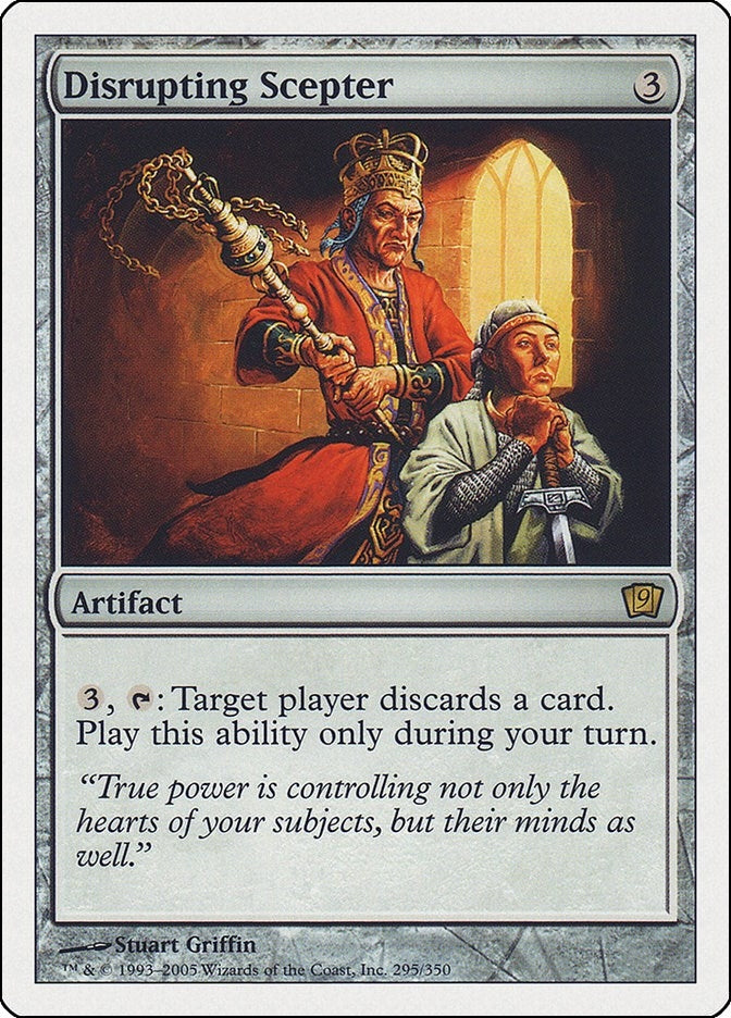 Image for Disrupting Scepter (295) (9th Edition) (9ED) - Magic: The Gathering