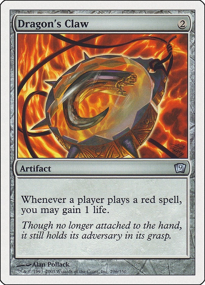 Image for Dragon's Claw (296) (9th Edition) (9ED) - Magic: The Gathering