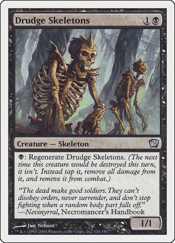 Image for Drudge Skeletons (126) (9th Edition) (9ED) - Magic: The Gathering