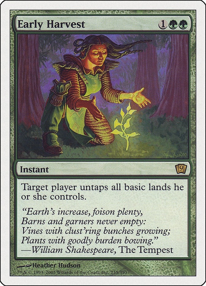 Image for Early Harvest (235) (9th Edition) (9ED) - Magic: The Gathering
