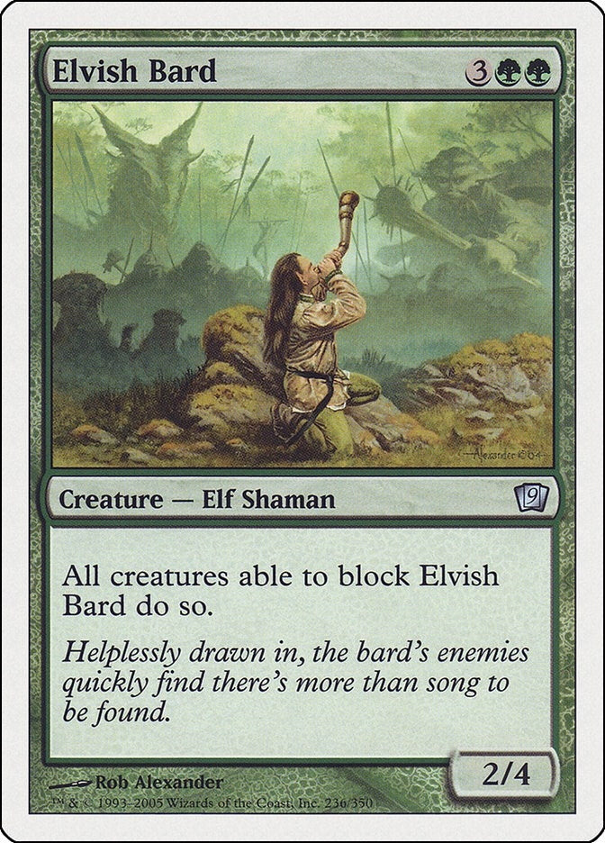 Image for Elvish Bard (236) (9th Edition) (9ED) - Magic: The Gathering