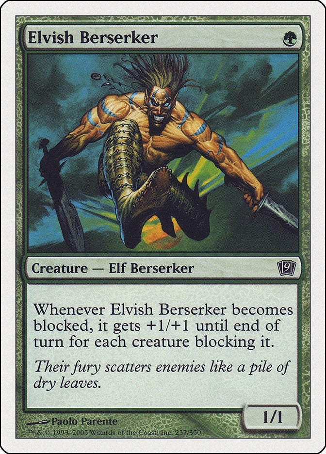 Image for Elvish Berserker (237) (9th Edition) (9ED) - Magic: The Gathering