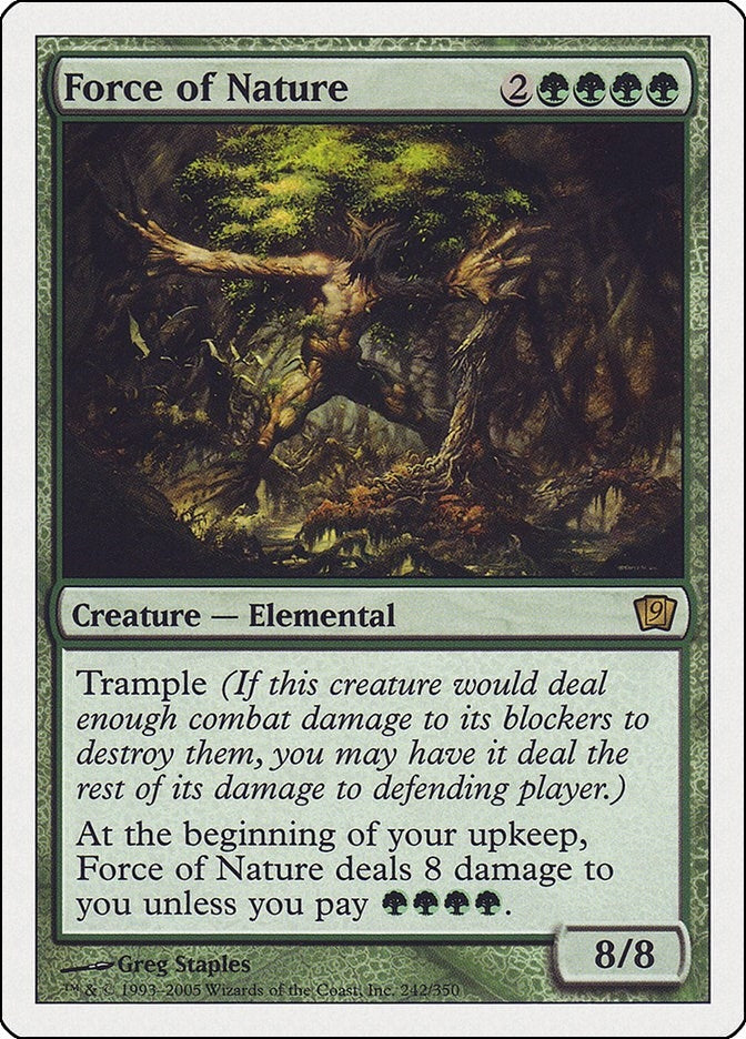 Image for Force of Nature (242) (9th Edition) (9ED) - Magic: The Gathering