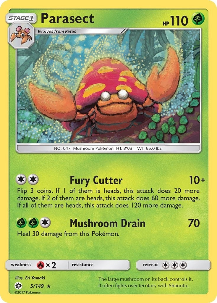 Image for Parasect (5/149) (SM Base Set) - Pokemon